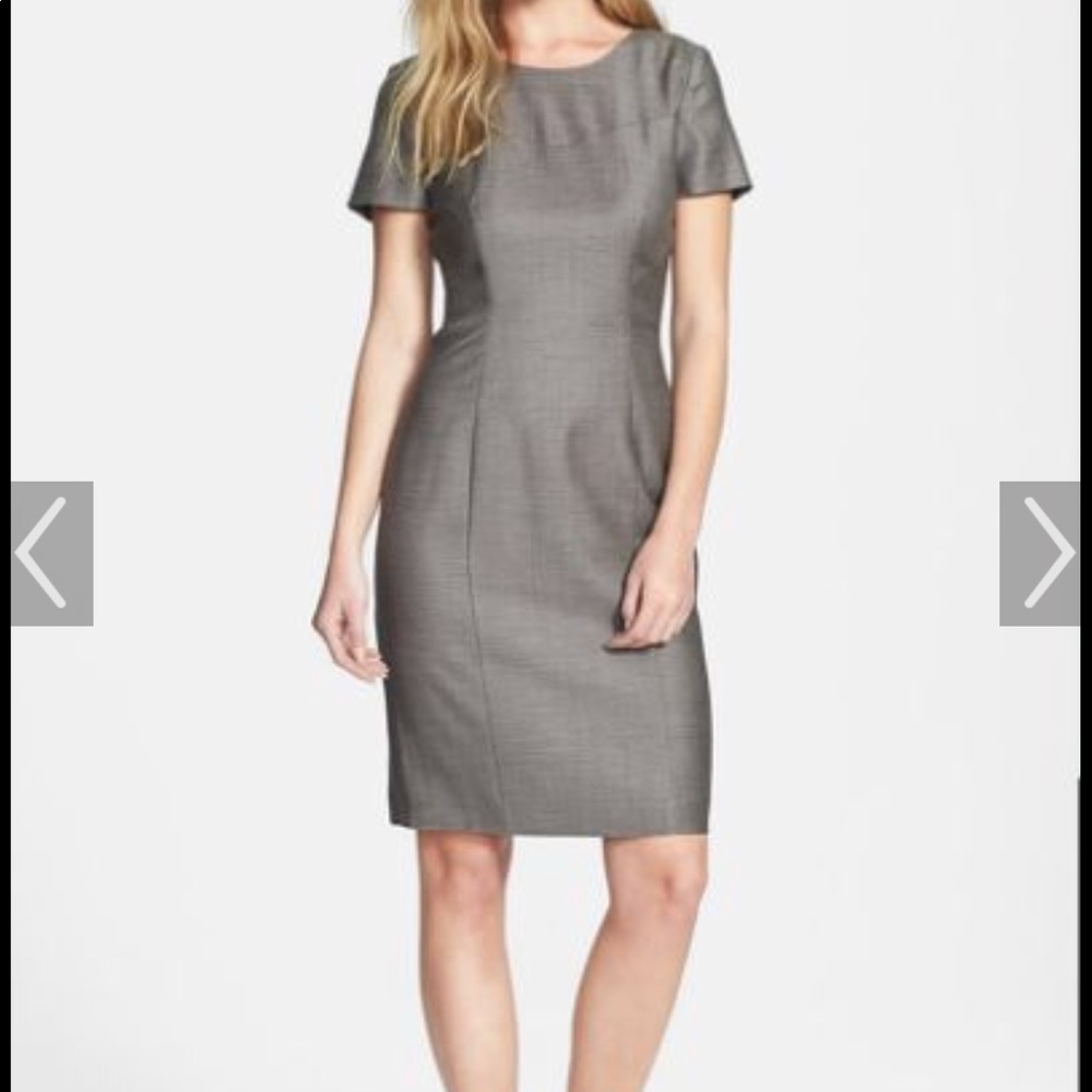 Hugo Boss Gray Women's Dress
